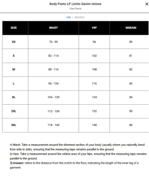 Body Pants LP Limits Denim